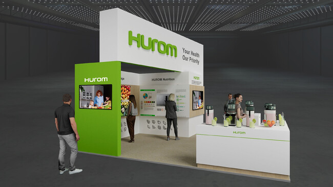 スロージューサーのパイオニア「HUROM」が「健康博覧会2024」に初出展決定!