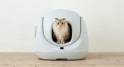 クラファンで目標を達成したスマホから操作・管理できる自動猫トイレ「CATLINK SE Lite」が、ついに販売開始しました♪