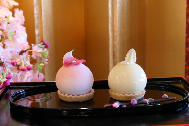 【熱海パールスターホテル】春の訪れを告げる、ひなまつり、桜の花びらを模したふきよせ菓子