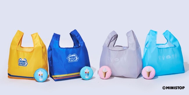 MINISTOPのエコバッグ・ポーチセット4種が2/28より順次発売!