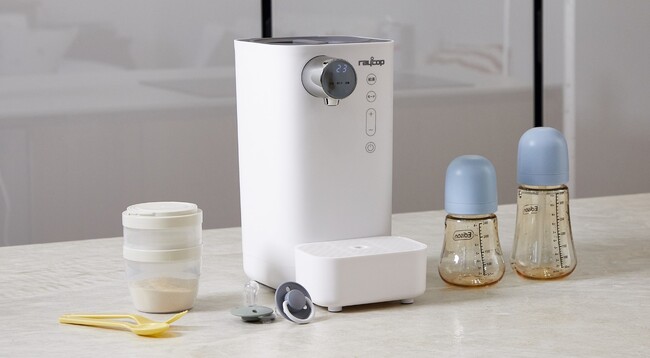 スマートワンタッチで簡単ミルク作り電気ポット「MILK MATE」新発売