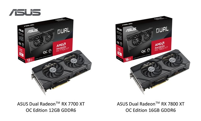 ASUSのDualシリーズよりデュアルボールベアリングにより長寿命を実現したAMD Radeon(TM) RX7700XTとRX7800XTのビデオカード2製品を発表