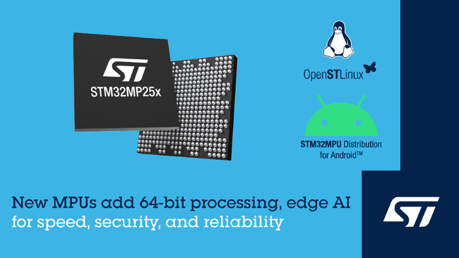 インテリジェント・エッジを強化し性能向上と産業レジリエンスをもたらす第2世代STM32マイクロプロセッサを発表