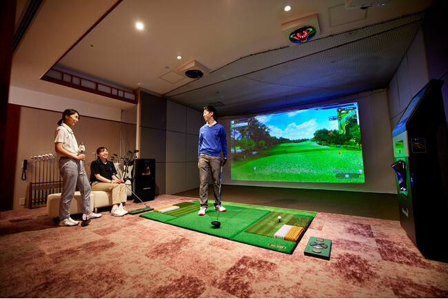【都ホテル 岐阜長良川】2024年4月1日（月）シミュレーションゴルフ 営業開始　フィットネスクラブ AnkINIに新たなアクティビティエリアが誕生