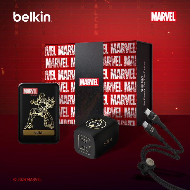 ヒーローとともに冒険に出かけよう!「Belkin」マーベル限定モデル製品のギフトボックスを販売