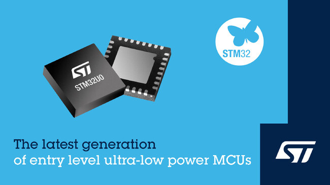 産業機器、医療機器、スマート・メータ、コンスーマ機器に最適な先進的な超低消費電力STM32マイコンを発表