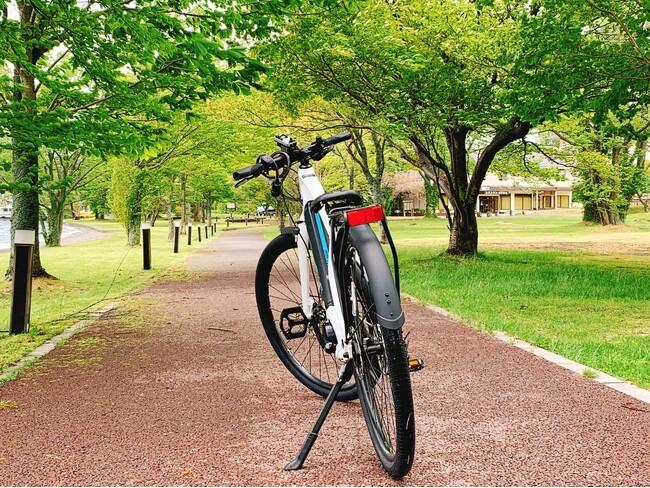 環境にやさしいE-Bikeの貸出、4月12日より再開!