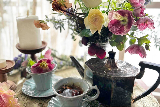 【花と紅茶のサブスク】長野県産メインのお花と紅茶のセットを毎月お届け！街角花屋フロラリがサブスク専門ECモール subsc（サブスク）にオープン