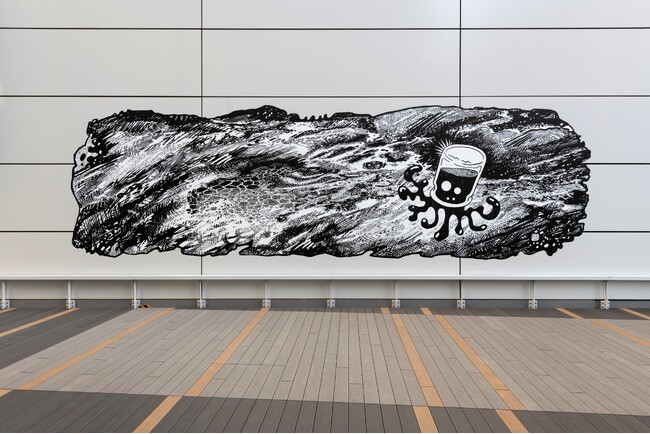 渋谷ヒカリエにて「ヒカリエデッキ　壁面アートプロジェクト」大岩オスカール氏による第６弾作品が、本日公開！