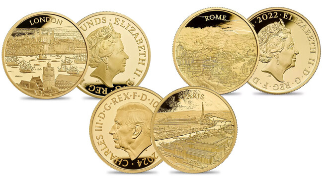 英国王立造幣局の大人気コイン・シリーズ「都市景観」から新作が発売!今回の舞台はパリ