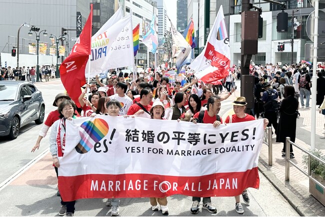 同性婚実現に向けアクションを拡大!過去最高27万人が集う東京レインボープライド2024にて結婚の平等を市民とともに発信