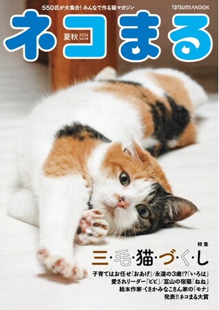 三毛猫が大集合！『ネコまる』2024 夏秋号 Vol.48 が5月21日に発売