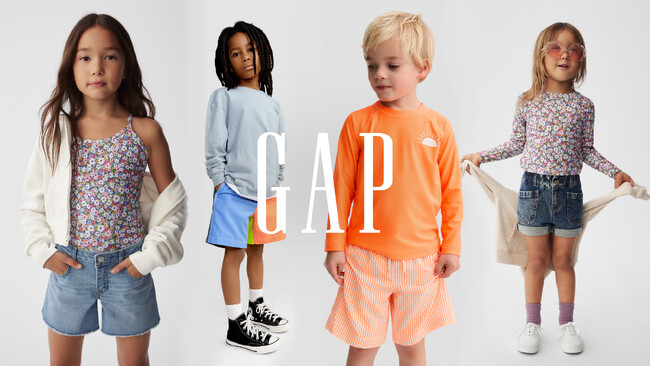 Gap、キッズ&ベビーの最新スイムウェアがGap公式オンラインストアで発売中!