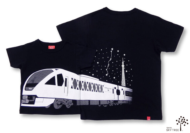 大好評「東武特急スペーシア X」のコラボレーションTシャツが再入荷!
