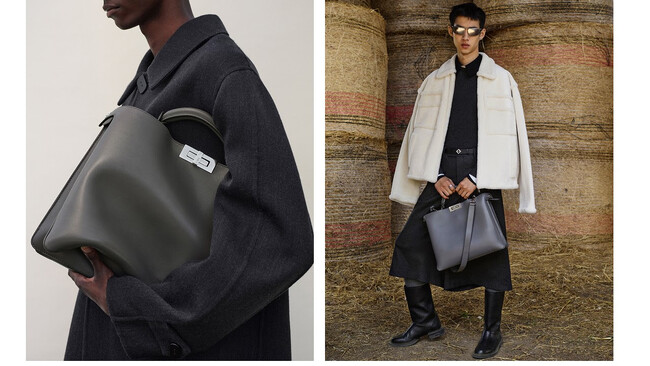 フェンディ、タイムレスでしなやかなメンズ「ピーカブー ソフト」バッグを発表!