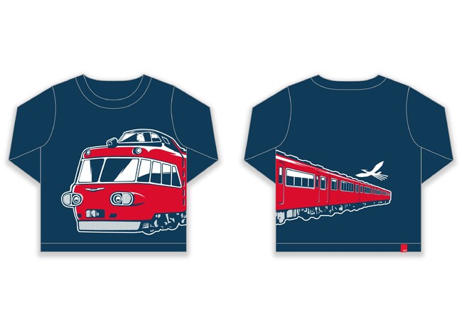 「名鉄パノラマカー×OJICO」新作長袖Tシャツが先行販売で登場!
