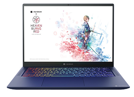 ドラマチックRPG「ヘブンバーンズレッド」とのコラボ決定。インテル(R) Core(TM) Ultra プロセッサーを搭載し、より快適にゲームも楽しめる「dynabook RZ Special Edition」