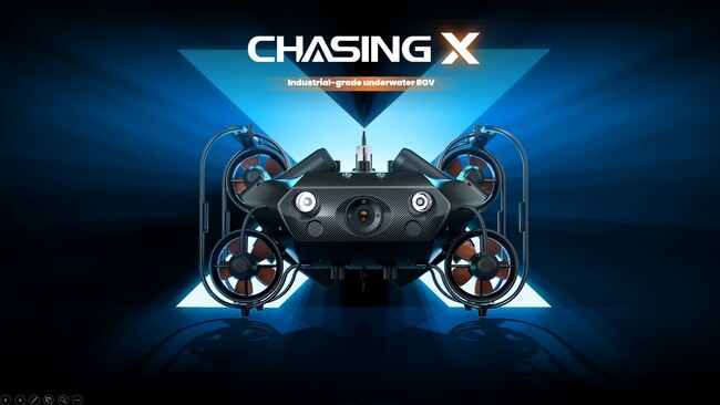 【速報】世界初の全方向耐流型水中ドローン『CHASING X』を正式発表!