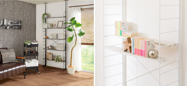 狭いスペースでも置ける!壁面収納Nポルダに「奥行スリムタイプ」が新登場