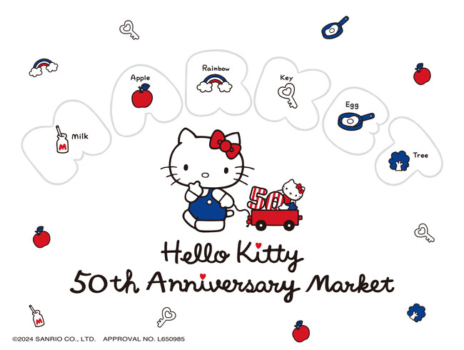 福岡三越でハローキティの50周年記念イベントを開催