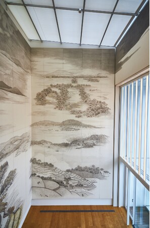 プレナス米文化継承事業 細川護熙作『棚田の四季』 一日限定公開