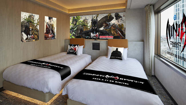 【新宿プリンスホテル】ニンジャバットマン対ヤクザリーグ「配信記念コラボレーション商品」を販売