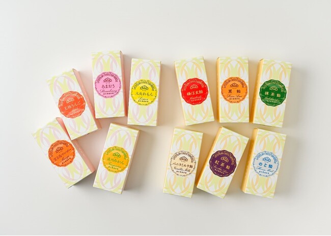 榮太樓飴「透かし箱」シリーズ 紙パッケージにリニューアル