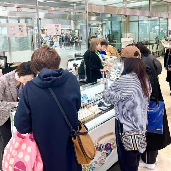 【パーセル ジュエリー】山形屋(鹿児島)で期間限定 POP UP SHOP を開催