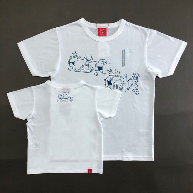OJICOから鳥獣戯画と餃子をモチーフにした新作Tシャツが先行販売で登場!