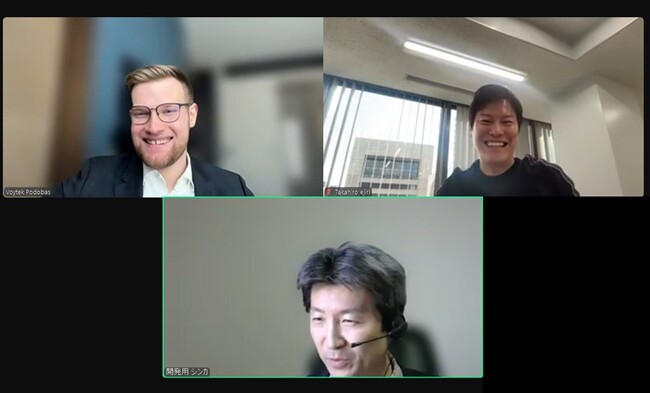 当社大株主ポドバス氏、シンカ取締役とオンラインミーティングを実施 シンカの成長可能性を再評価