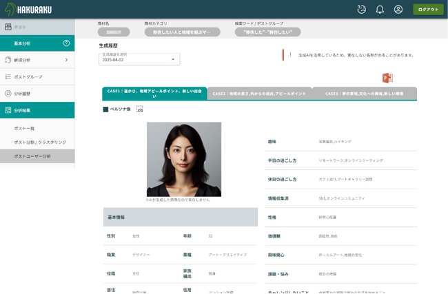 顧客理解を深める分析・考察ソリューション「HAKURAKU」の提供を開始