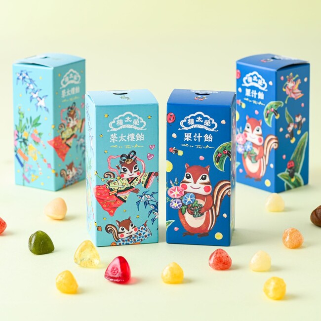 【藤岡ちさ×榮太樓】 七夕限定榮太樓飴・果汁飴発売