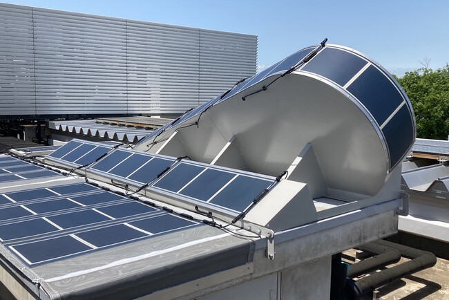 大林組とアイシン、ペロブスカイト太陽電池の実用化に向けた実証実験を開始