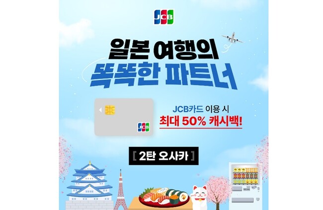 JCB、韓国発行カード会員向けに日本でキャッシュバックキャンペーンを実施!