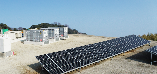 「青柳ソーラーパークI」における太陽光発電併設型蓄電池の電力運用を開始