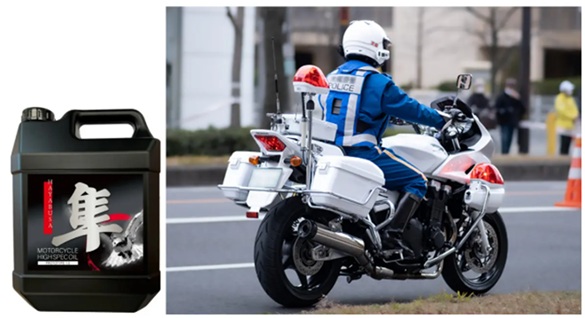 ヨロスト。「隼オイル」、2年連続で大阪府警 白バイに採用