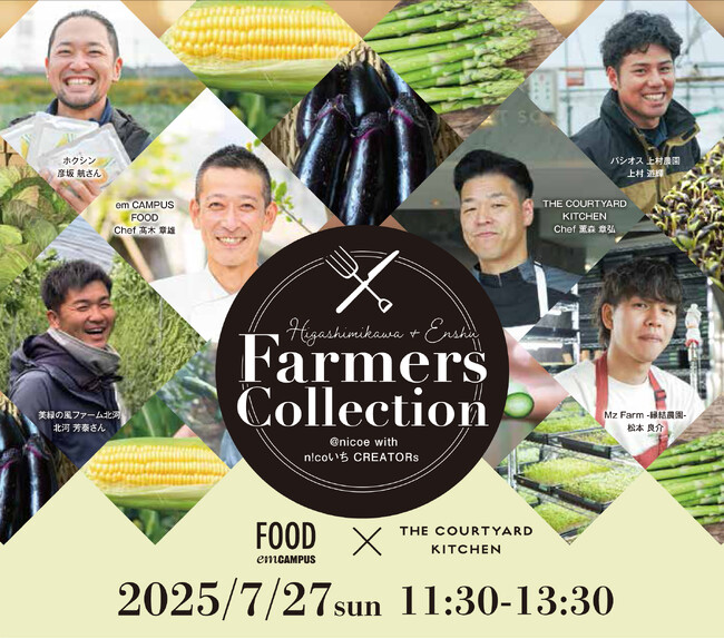 2025年7月27日(日)「FARMERS COLLECTION」がnicoeで開催