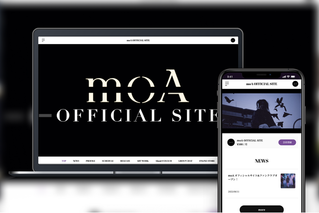 「Bitfan」にて、ポストロックバンド・moAのオフィシャルサイト兼ファンクラブをオープン!