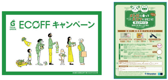 東京メトロ×松坂屋上野店「メトロに乗ってエコフに行こう!キャンペーン」を実施します