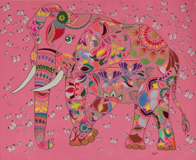 【西武渋谷店】~色彩の希望III~秋野暢子と希望の輪展 開催