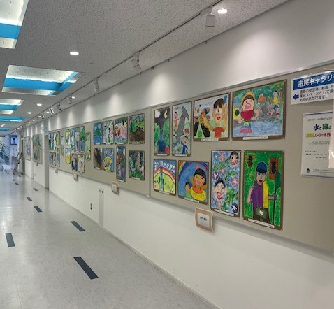 【徳島市】水と緑の図画コンクール作品展を開催!