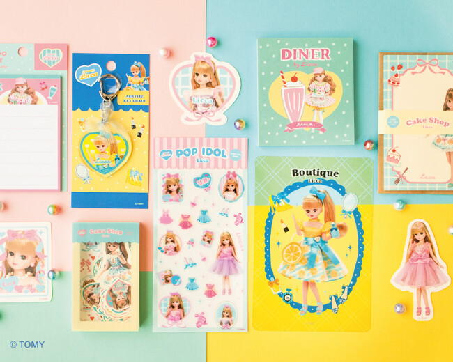リカちゃんが様々な紙文具や雑貨に!古川紙工から『Oshigoto Licca』シリーズが登場