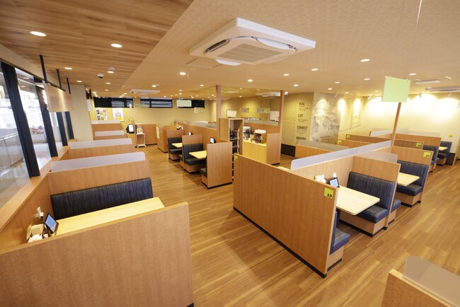 “上質な”イメージでデザインされた店舗 やよい軒 守口ジャガータウン店