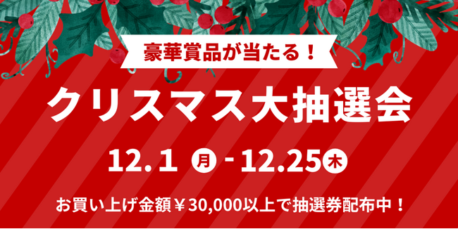 ノジマ 新静岡セノバ店で「クリスマス大抽選会」大好評実施中!