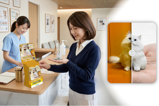 3DME、写真1枚で制作可能な「ペットフィギュア」紹介パートナー募集