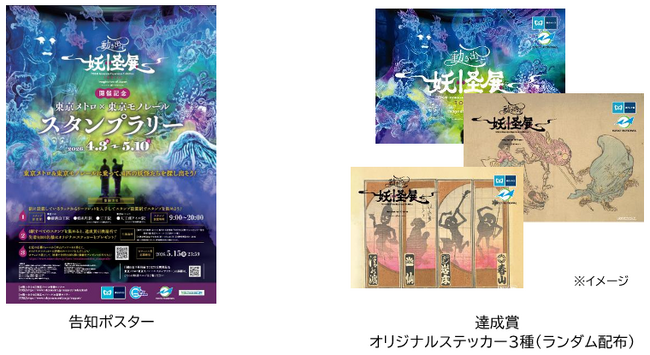 「『動き出す妖怪展 TOKYO』開催記念 東京メトロ×東京モノレール スタンプラリー」を実施します!