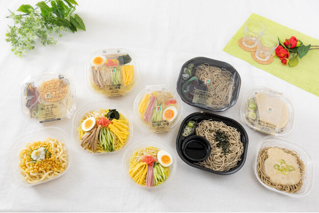 暑くなる季節に向けセブン‐イレブン定番の冷たい麺5品が順次登場!