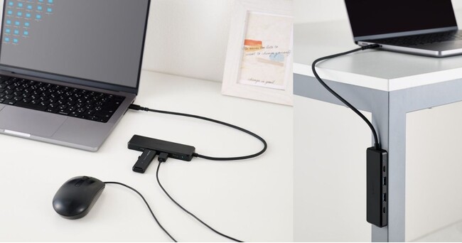 マグネットでピタッと固定!デスク周りをスマートに整える、ドッキングステーション2タイプを新発売