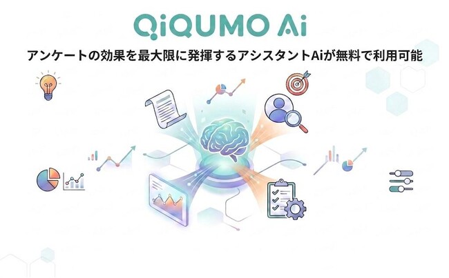 セルフ型アンケートツール『QiQUMO』にAI機能を搭載