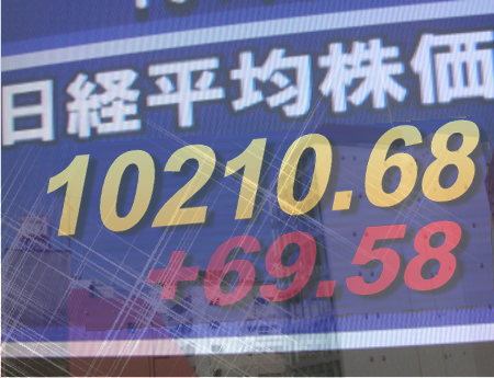 ８日前場の東京株式市場は、全般堅調。法人税の減税、ＮＹ株式の年初来高値接近と円相場の反落を好感し、薬品、運輸株などが高く、電機・精密、自動車、大手商社株も堅調。東証１部の値上がり銘柄数は１０５２銘柄（約６３％）だった。